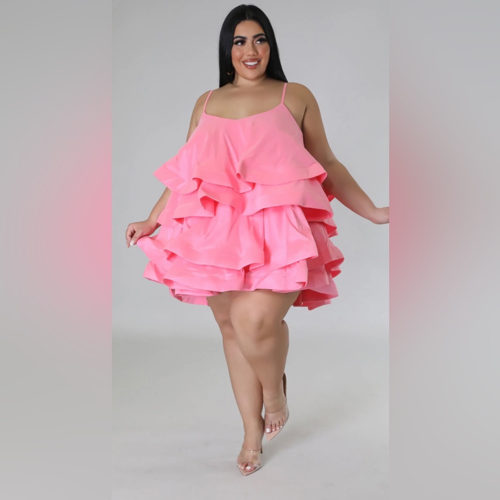Cotton Candy Multilayer Dress. Make A Statement in this piece 🔥💣